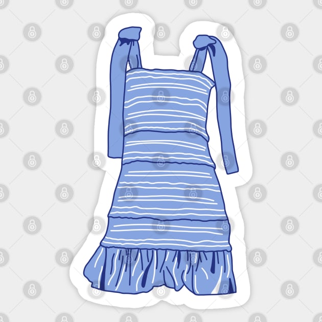 Blue love shack fancy sundress Sticker by gdm123